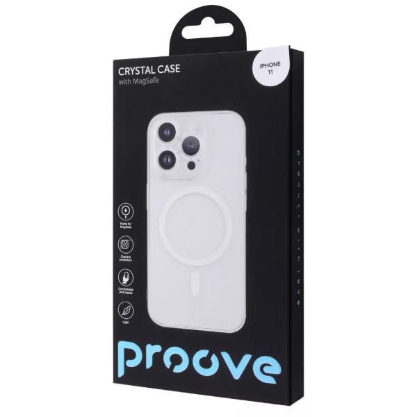 Фото - Чехол для смартфона Crystal Case with Magnetic Ring iPhone 11 Transparent (PCCCIP110001)
