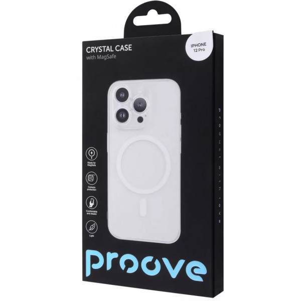 Фото - Чохол для смартфону  Crystal Case with Magnetic Ring iPhone 12 Pro Transparent
