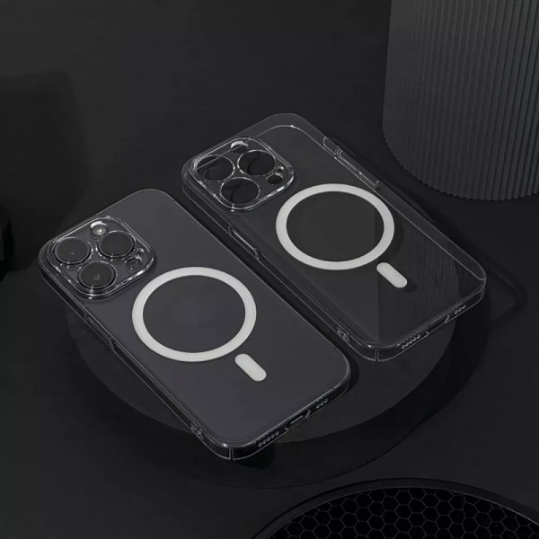 Фото - Чохол для смартфону  Crystal Case with Magnetic Ring iPhone 12 Pro Transparent