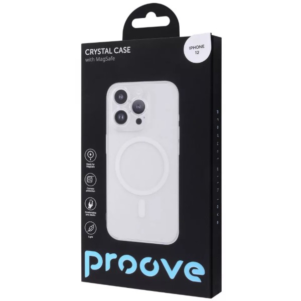 Фото - Чехол для смартфона Proove Crystal Case with Magnetic Ring iPhone 12 Transparent (PCCCIP120001)