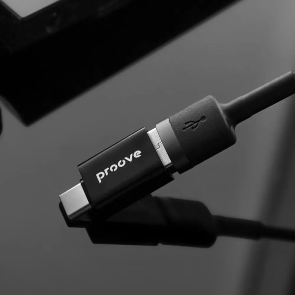 Фото - Переходник Proove Extension USB to Type-C Black (477960001)