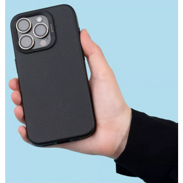 Фото - Чохол для смартфону  Force Armor Case with Magnetic Ring iPhone 15 Pro Max Black (PCFAIP15PM02)