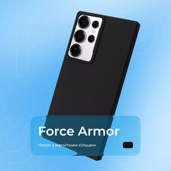 Фото - Чохол для смартфону Proove Force Armor Case with Magnetic Ring Samsung Galaxy S26 Plus black (PCFASGSP2602)