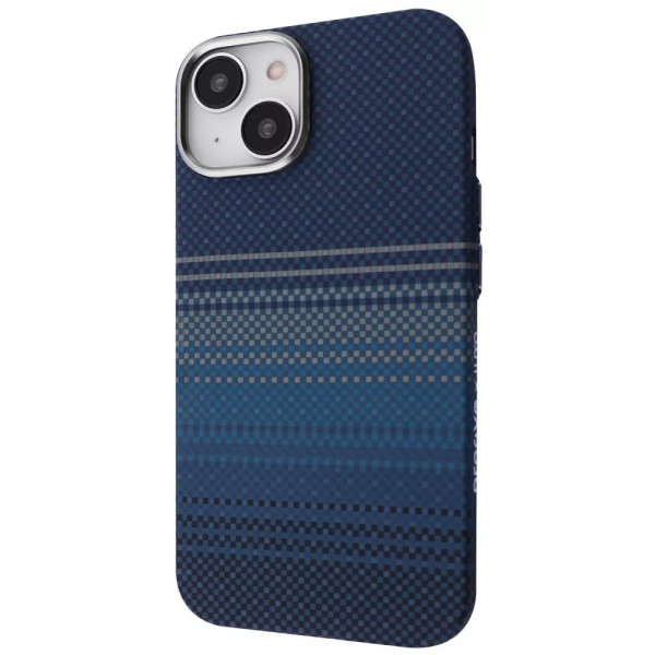 Фото - Чохол для смартфону Proove Gleam Case with Magnetic Ring iPhone 13 blue stripes (PCGCIP130064)