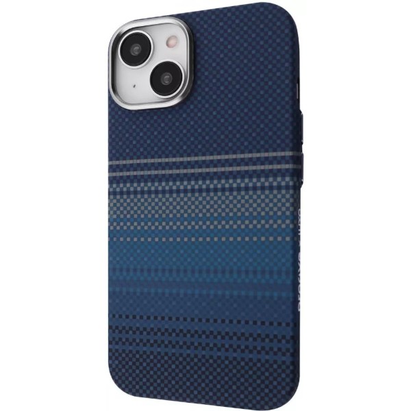 Фото - Чехол для смартфона Proove Gleam Case with Magnetic Ring iPhone 14 blue stripes (PCGCIP140064)