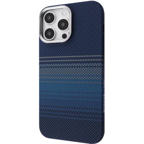 Фото - Чехол для смартфона Proove Gleam Case with Magnetic Ring iPhone 14 Pro Max blue stripes (PCGCIP14PM64)