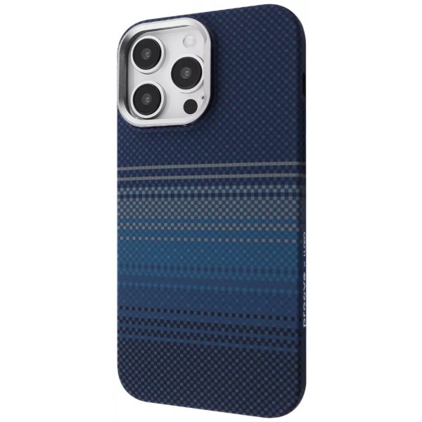Фото - Чехол для смартфона Proove Gleam Case with Magnetic Ring iPhone 16 Pro Max blue stripes (PCGCIP16PM64)