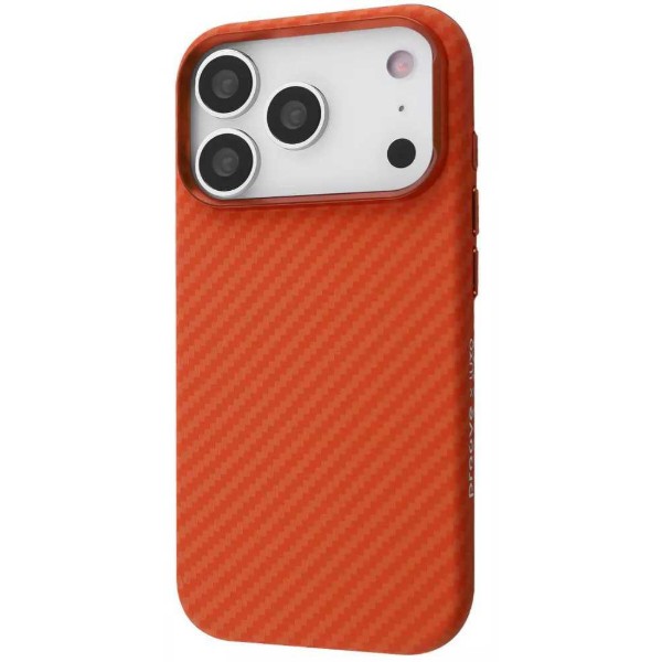 Фото - Чохол для смартфону Proove Gleam Case with Magnetic Ring iPhone 17 Pro Max orange fiber (PCGCIP17PM78)