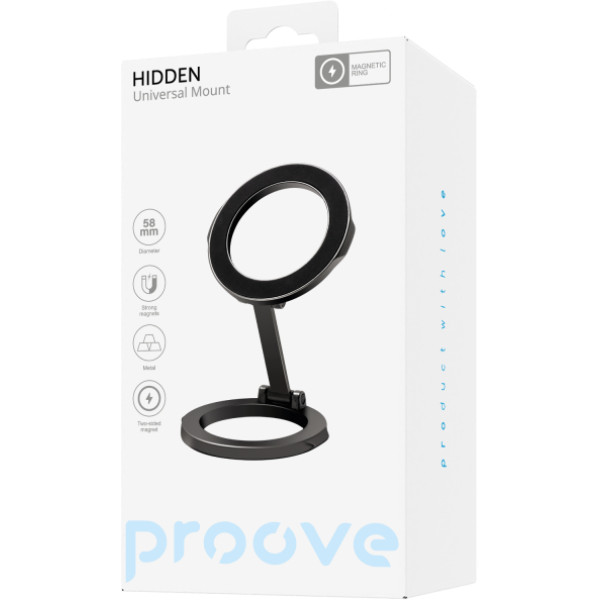 Фото - Автотримач Proove Hidden Universal Type Car Mount Gray (CHHN00000001)