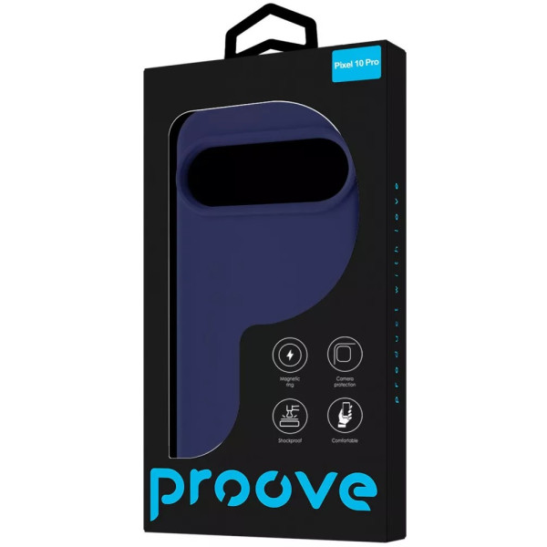 Фото - Чохол для смартфону Proove Silicone Case with Magnetic Ring Google Pixel 10 Pro midnight blue (PCSLPXPR1008)