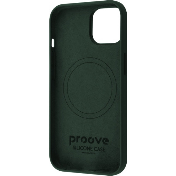 Фото - Чохол для смартфону  Silicone Case with Magnetic Ring iPhone 15 Cypress (PCSMIP150023)