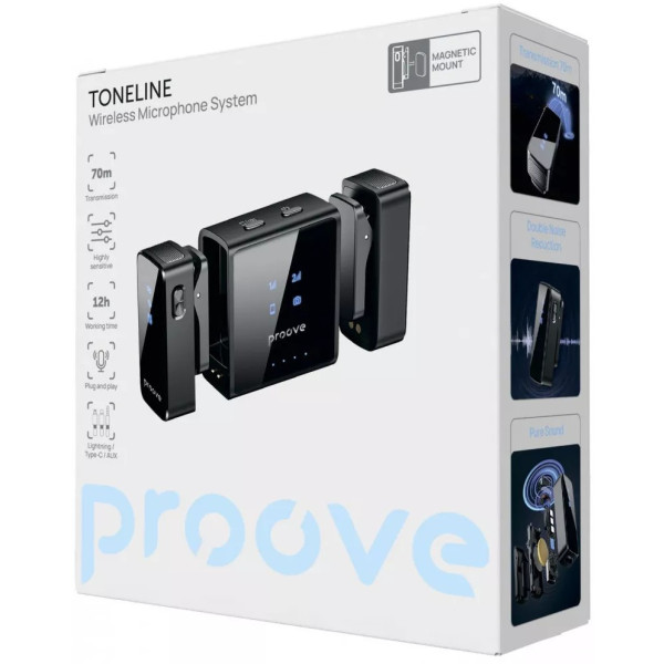 Фото - Микрофон для смартфона Proove ToneLine black (PTWM00000201)