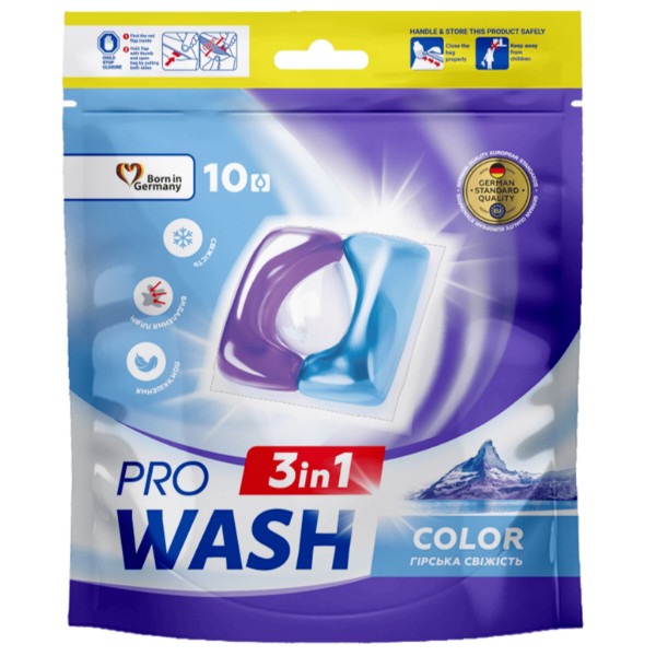 Фото - Капсулы для стирки ProWash Горная свежесть 10 шт