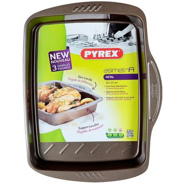 Фото - Форма для приготовления Pyrex Asimetria 25x20cm прямоугольная (AS25RR0)