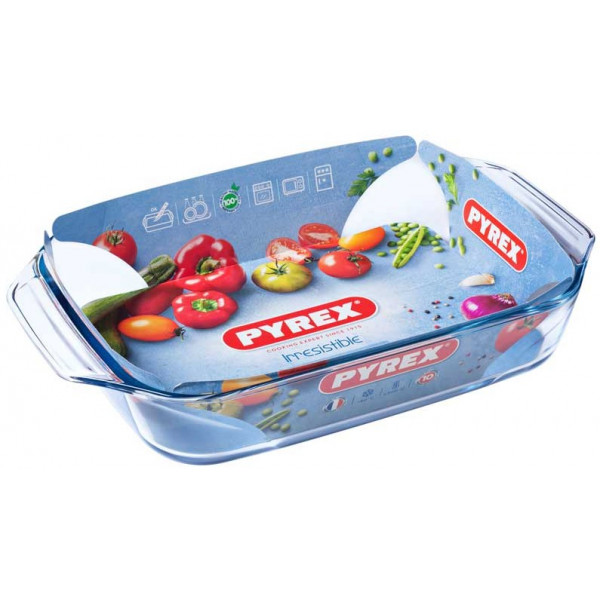 Фото - Форма для приготування Pyrex Irresistible 39х25х7см 3,8 л (409B000)