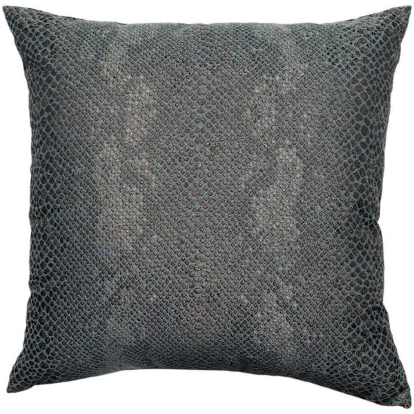 Фото - Подушка декоративная Прованс PYTHON бирюзовая 45х45 см (043152)