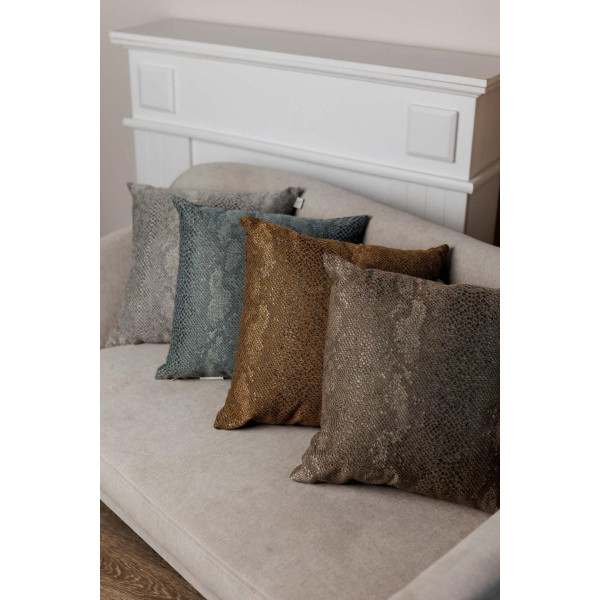 Фото - Подушка декоративная Прованс PYTHON рыжая 45х45 см (043154)