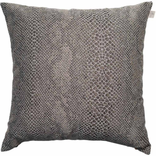 Фото - Подушка декоративная Прованс PYTHON серая 45х45 см (043156)