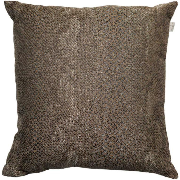 Фото - Подушка декоративная Прованс PYTHON коричневая 45х45 см (043158)