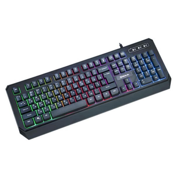 Фото - Клавіатура дротова ігрова REAL-EL Comfort 7001 Black USB