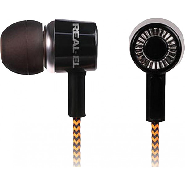 Фото - Наушники вкладыши REAL-EL Z-1750 Black-Orange