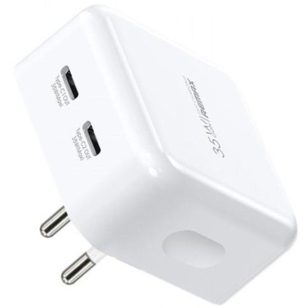 Фото - Сетевое зарядное устройство Remax 35W PD + QC Fast Charger White (RP-U87)