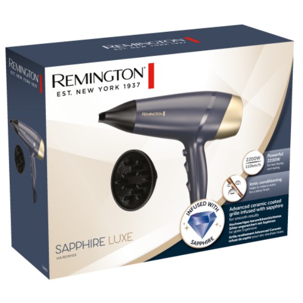 Фото - Фен Remington D5805 Sapphire Luxe Hairdryer