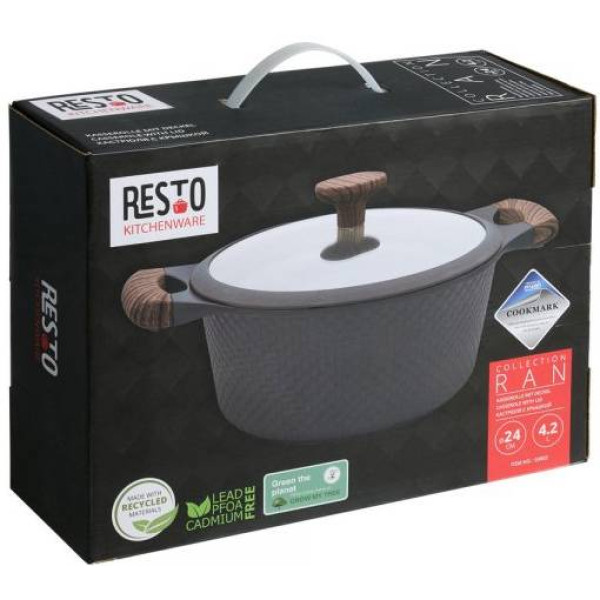 Фото - Каструля RESTO 4,2 л (93903)