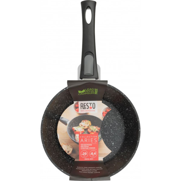Фото - Сковорода універсальна зі знімною ручкою RESTO Aries 20 см (93010)