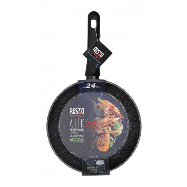 Фото - Сковорода універсальна RESTO ATIK 24 см (93402)