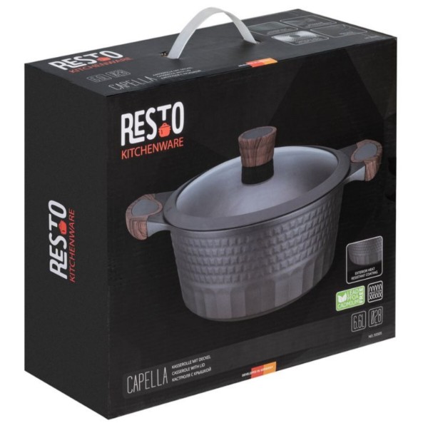 Фото - Кастрюля RESTO CAPELLA 6.6 л (93505)