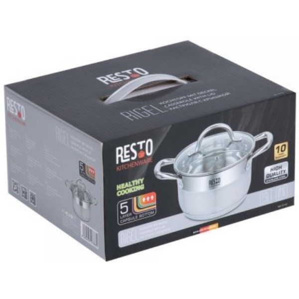 Фото - Кастрюля RESTO Rigel 1.9 л (92102)