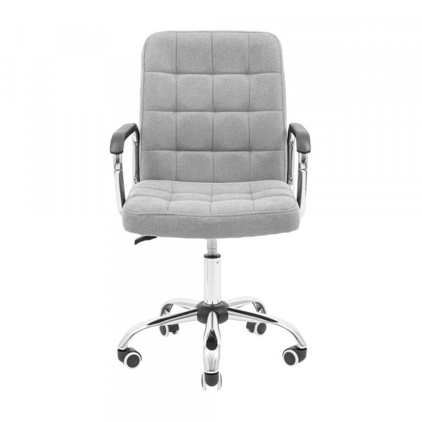 Фото - Крісло офісне Richman Брукс Хром Піастра Сірий