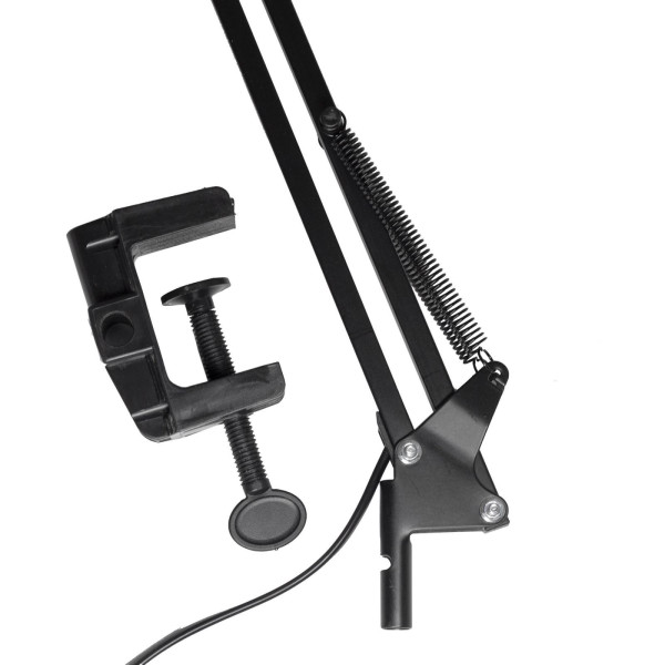 Фото - Настільна лампа Євросвітло Ridy-027 Pro-01 E27 зі струбциною Чорна (000060202)