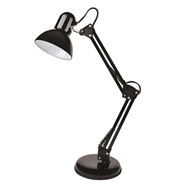 Фото - Настольная лампа Євросвітло Ridy-027 STD-01 E27 Черная (000060191)