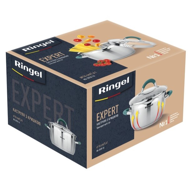 Фото - Кастрюля Ringel Expert 16 см 1.6 л (RG 2018-16)
