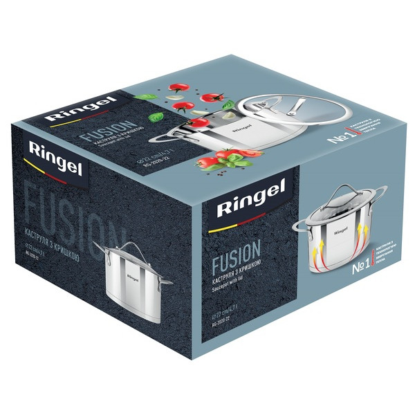 Фото - Каструля Ringel Fusion 22 см 4.7 л (RG 2020-22)