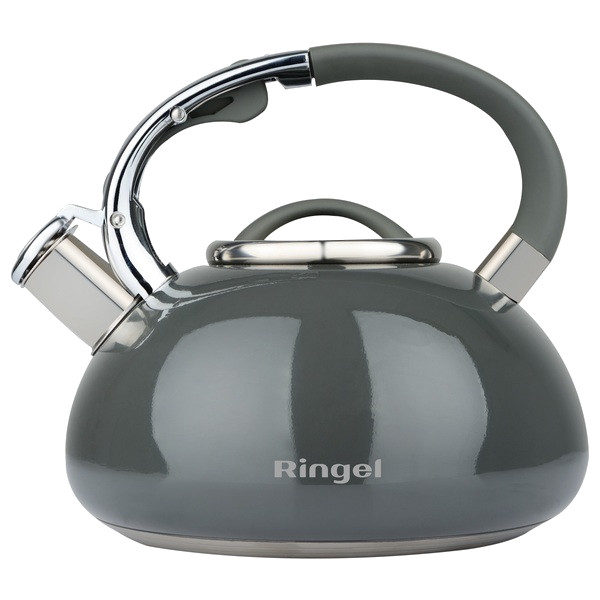 Фото - Чайник металевий Ringel Grey line 3.0 л (RG-1008) Фото - Чайник металевий Ringel Grey line 3.0 л (RG-1008)