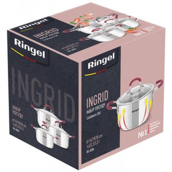 Фото - Набір посуду Ringel Ingrid 6 пр. (RG-6006)