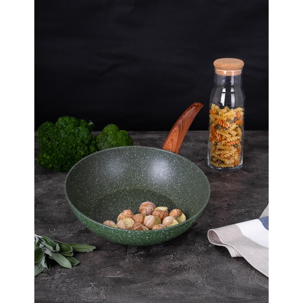 Фото - Сковорода ВОК Ringel Pesto 28 см (RG-1137-28 w)