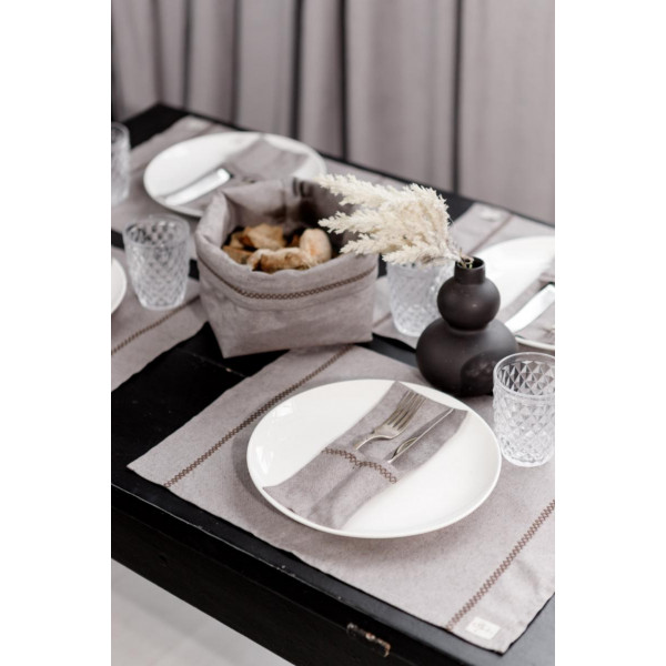 Фото - Серветка для сервірування Прованс RINO коричнева 35х45 см (038542)