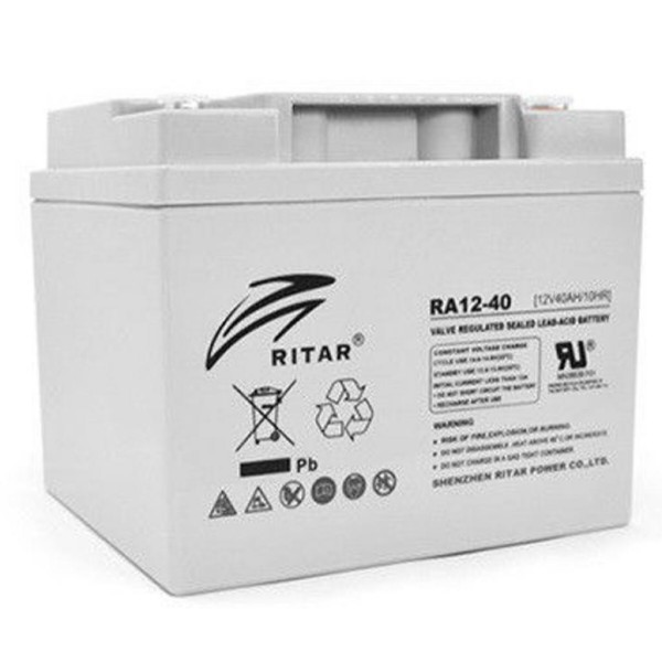 Фото - Акумулятор для ДБЖ Ritar AGM RA12-40 12V 40Ah
