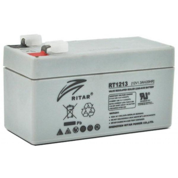 Фото - Аккумулятор для ИБП Ritar AGM RT1213 12V 1.3Ah