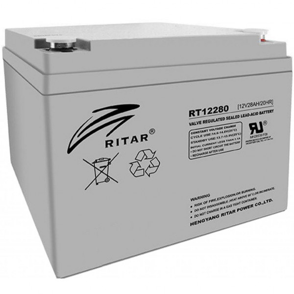 Фото - Акумулятор для ДБЖ Ritar AGM RT12280 12V 28Ah