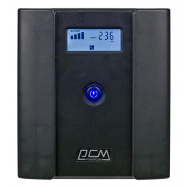 Фото - Джерело безперебійного живлення Powercom RPT-2000AP, 4 x євро USB LCD (00210226)
