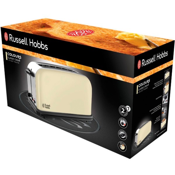 Фото - Тостер Russell Hobbs 21395-56 Classic Cream Long Slot Toaster