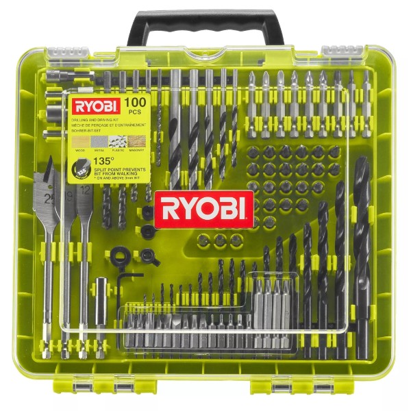 Фото - Набор сверл Ryobi и бит RAKDD100 100 шт.