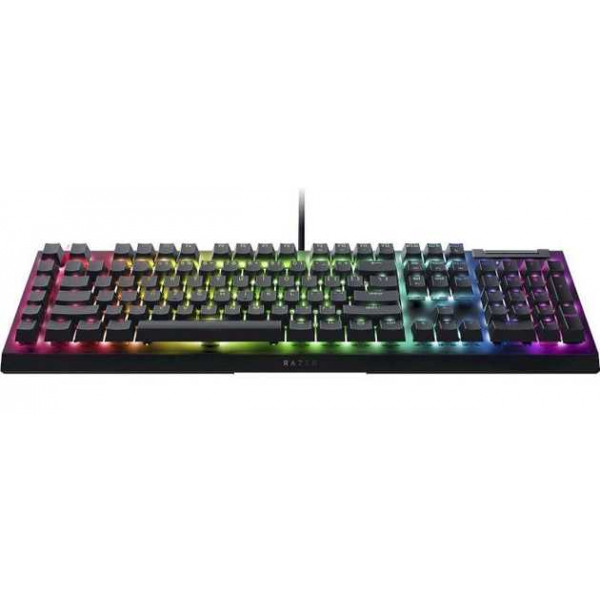 Фото - Клавіатура дротова ігрова Razer BlackWidow V4 X Green Switch RU (RZ03-04700800-R3R1)