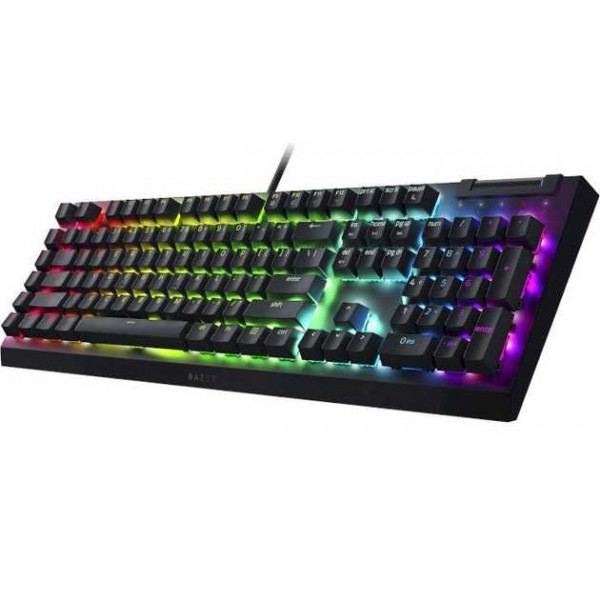 Фото - Клавіатура дротова ігрова Razer BlackWidow V4 X Green Switch RU (RZ03-04700800-R3R1)