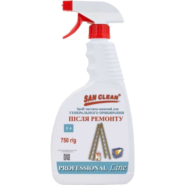 Фото - Засіб для чищення кухонної техніки San Clean PROFESSIONAL LINE 750 мл (4820003544372)